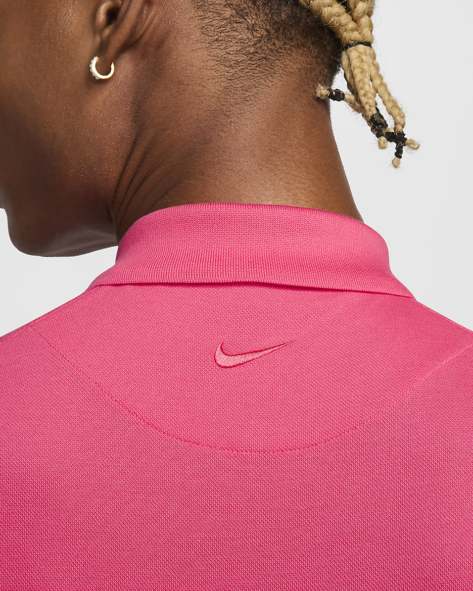 Polo de corte estreito The Nike Polo Rafa para homem - Rosa Aster/Branco