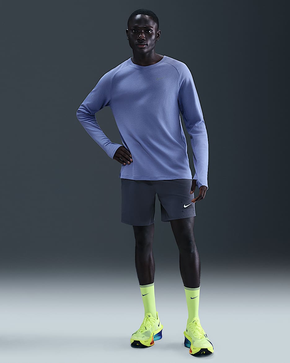 Short avec sous-short intégré Nike Challenger 18 cm pour homme - Thunder Blue