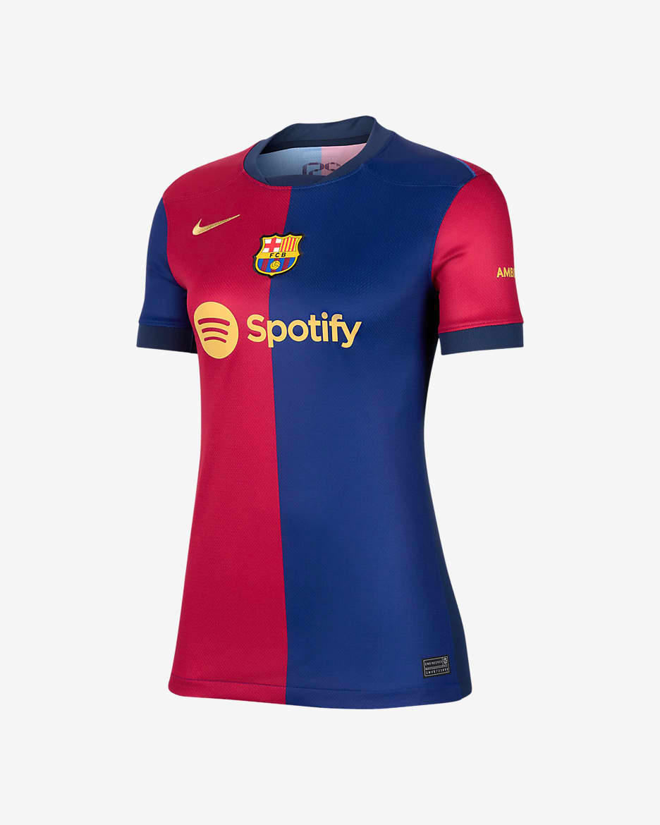 Jersey de fútbol Nike Dri-FIT del Barcelona local 2024/25 Stadium Gavi para mujer - Royal