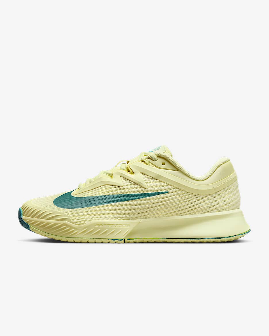Nike Vapor Pro 3 Premium hardcourt tennisschoenen voor dames - Luminous Green/High Voltage/Volt/Mineral Teal