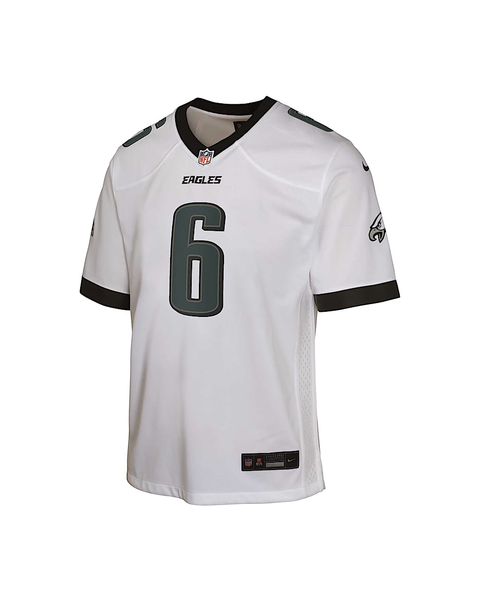 Devonta Smith Philadelphia Eagles Big Kids' Nike Dri-FIT NFL Football Jersey - White