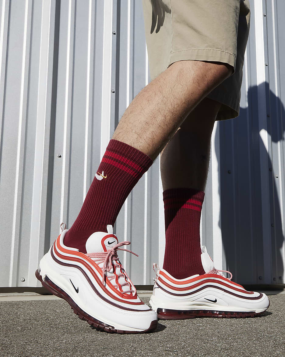 Nike Air Max 97 Men's Shoes - Summit White/Dark Team Red/Dragon Red/Black