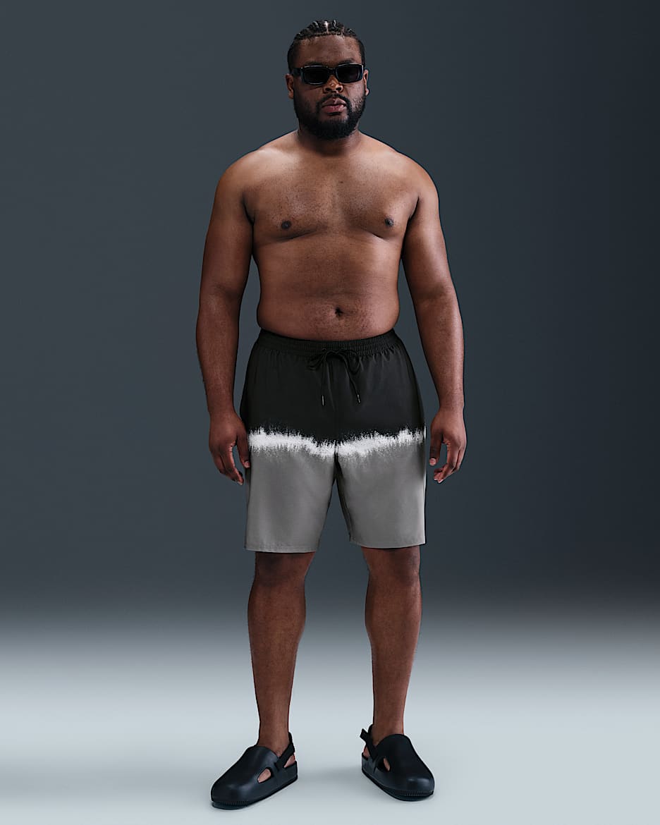 Nike Swim Breaker Men's 9" Boxer Volley Shorts - Black
