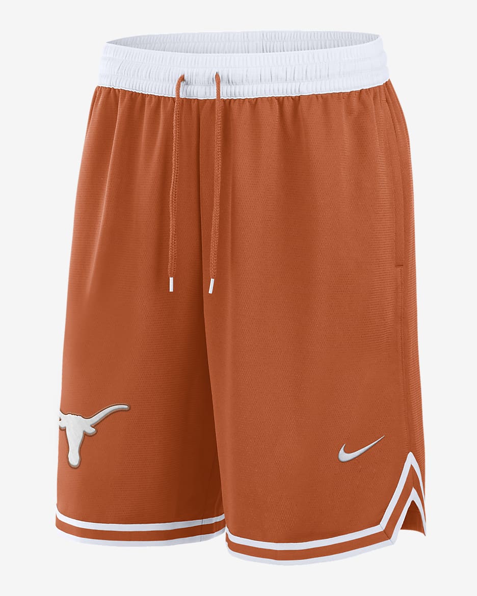 Texas Longhorns Basketball Men's Nike Dri-FIT College Shorts - Desert Orange