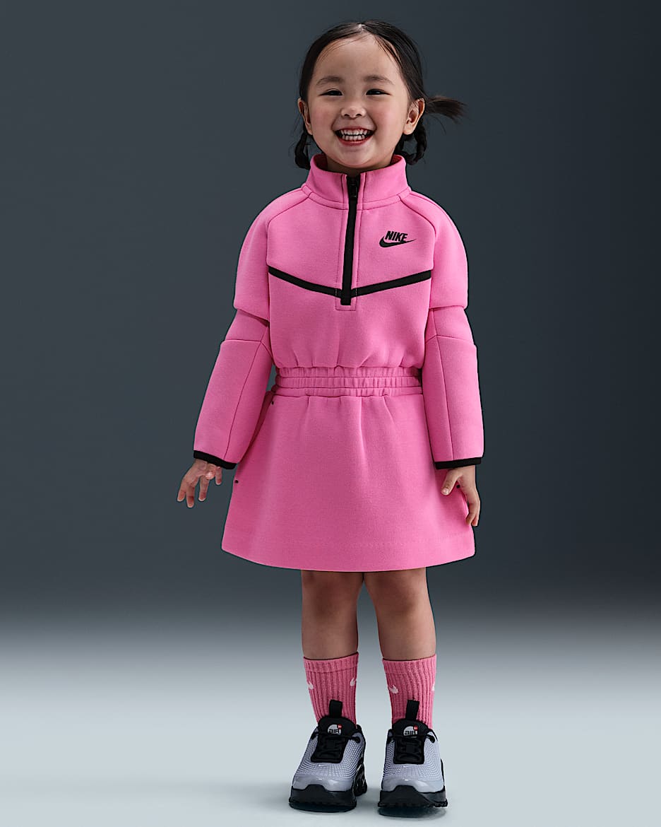 Nike Tech Fleece Toddler Dress - Playful Pink