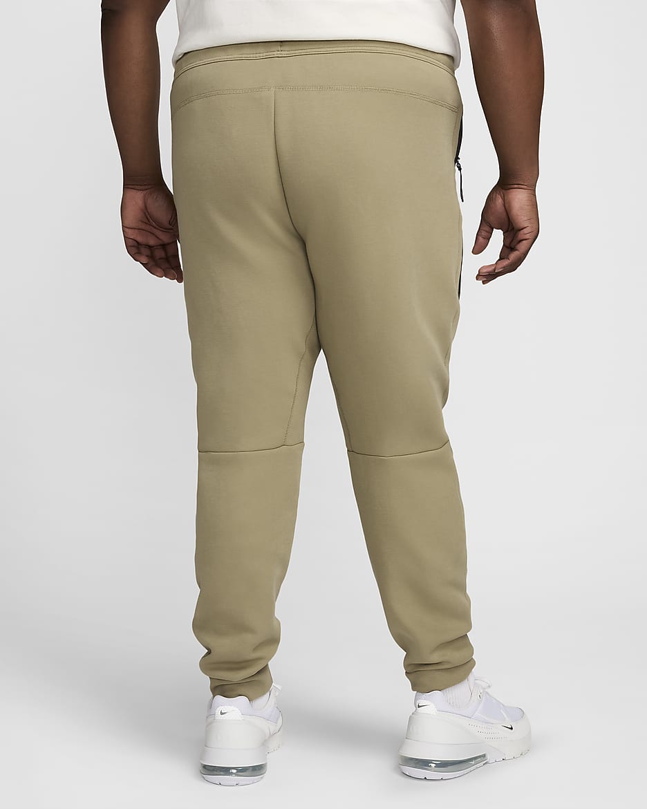 Pantalon de jogging Nike Sportswear Tech Fleece pour homme - Neutral Olive/Noir