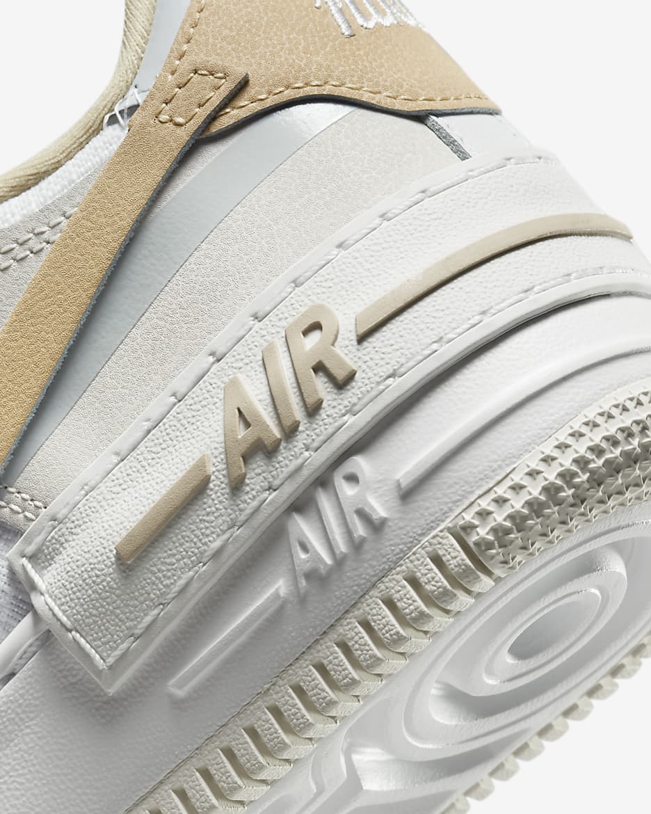 Nike Air Force 1 Shadow Women's Shoes - Summit White/Wolf Grey/Pure Platinum/Sesame