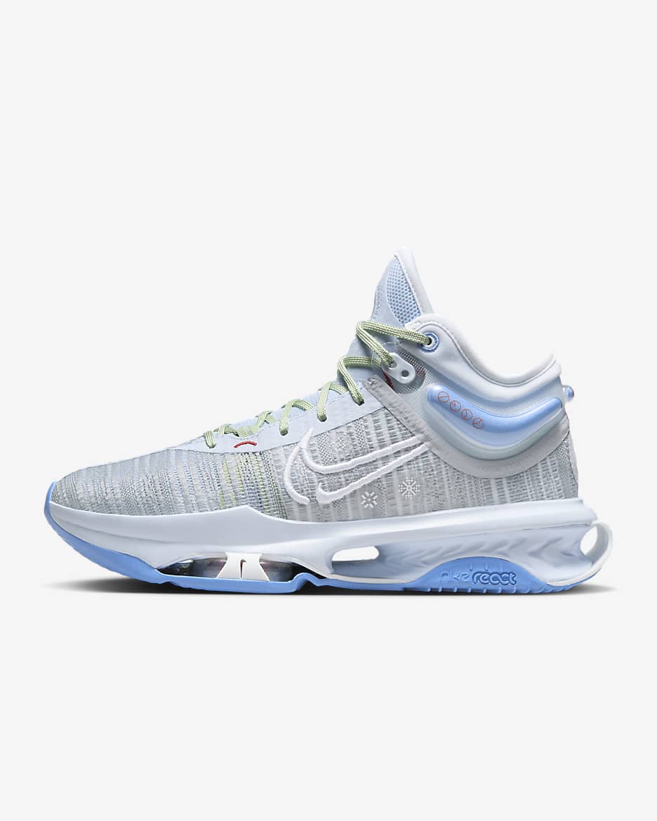 Nike G.T. Jump 2 Men's Basketball Shoes - Wolf Grey/Blue Tint/University Blue/White