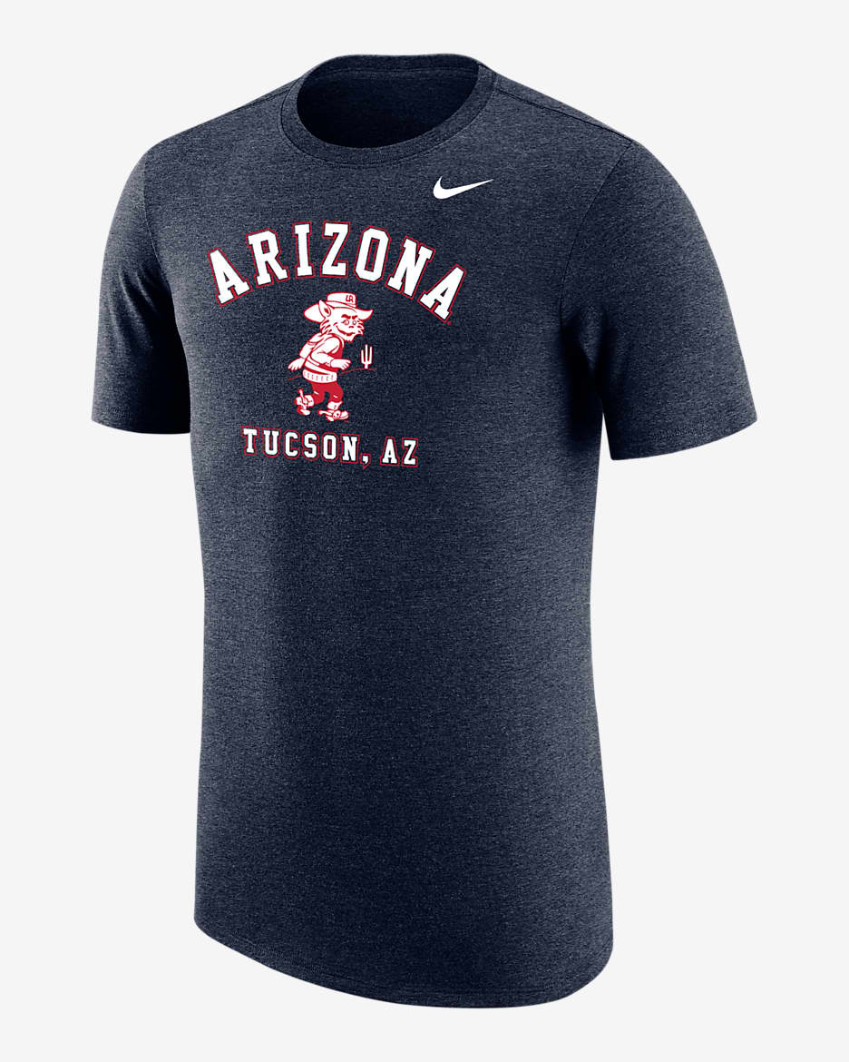 Arizona Men's Nike College T-Shirt - Navy