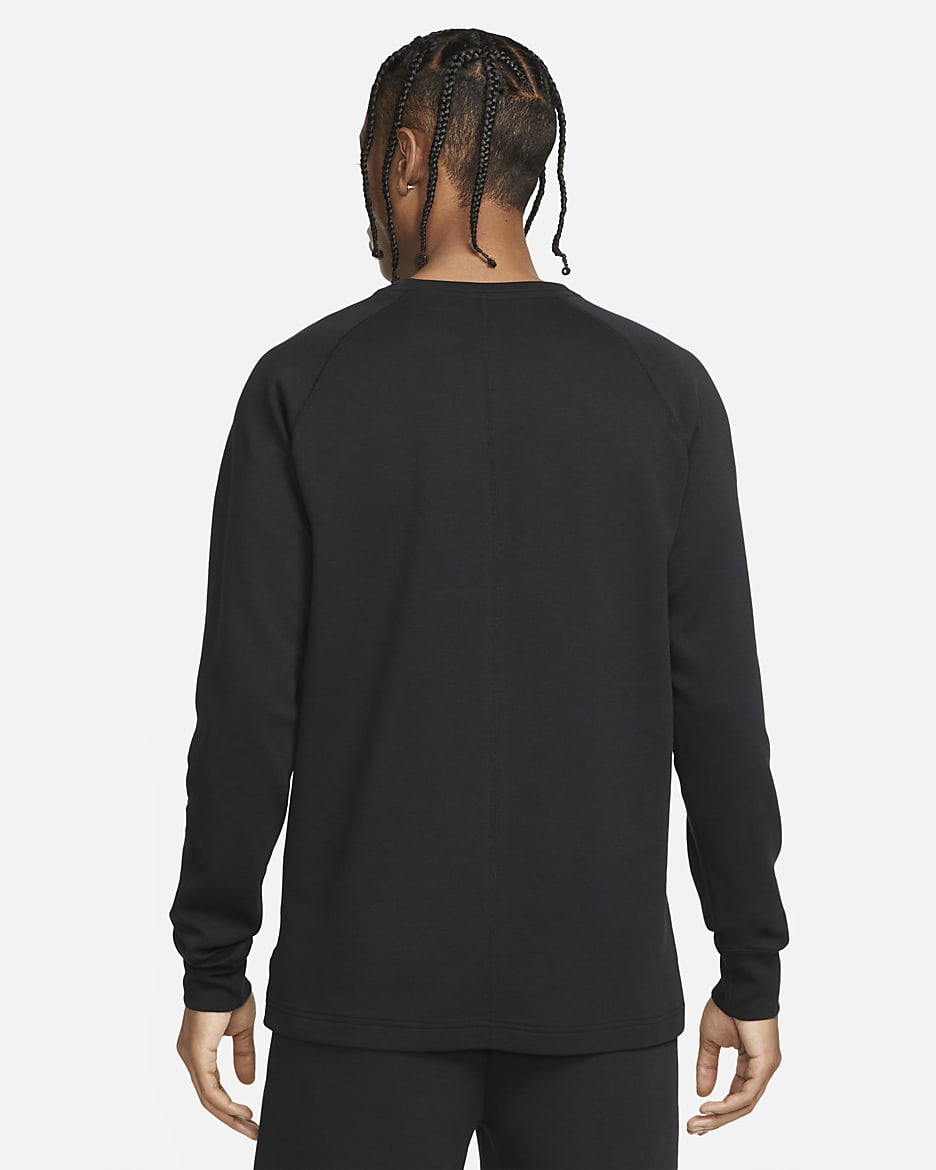 Nike Tech Fleece Lightweight Men's Long-Sleeve Top - Black/Black