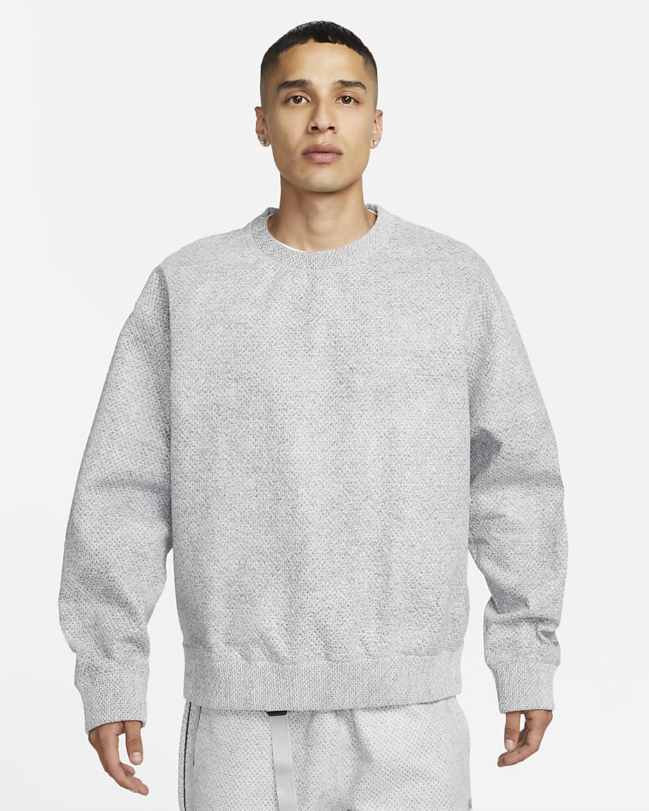 nike grey crew