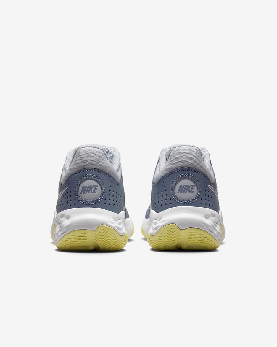 Nike Fly.By Mid 3 Basketball Shoes - Ashen Slate/Football Grey/White/Citron Tint