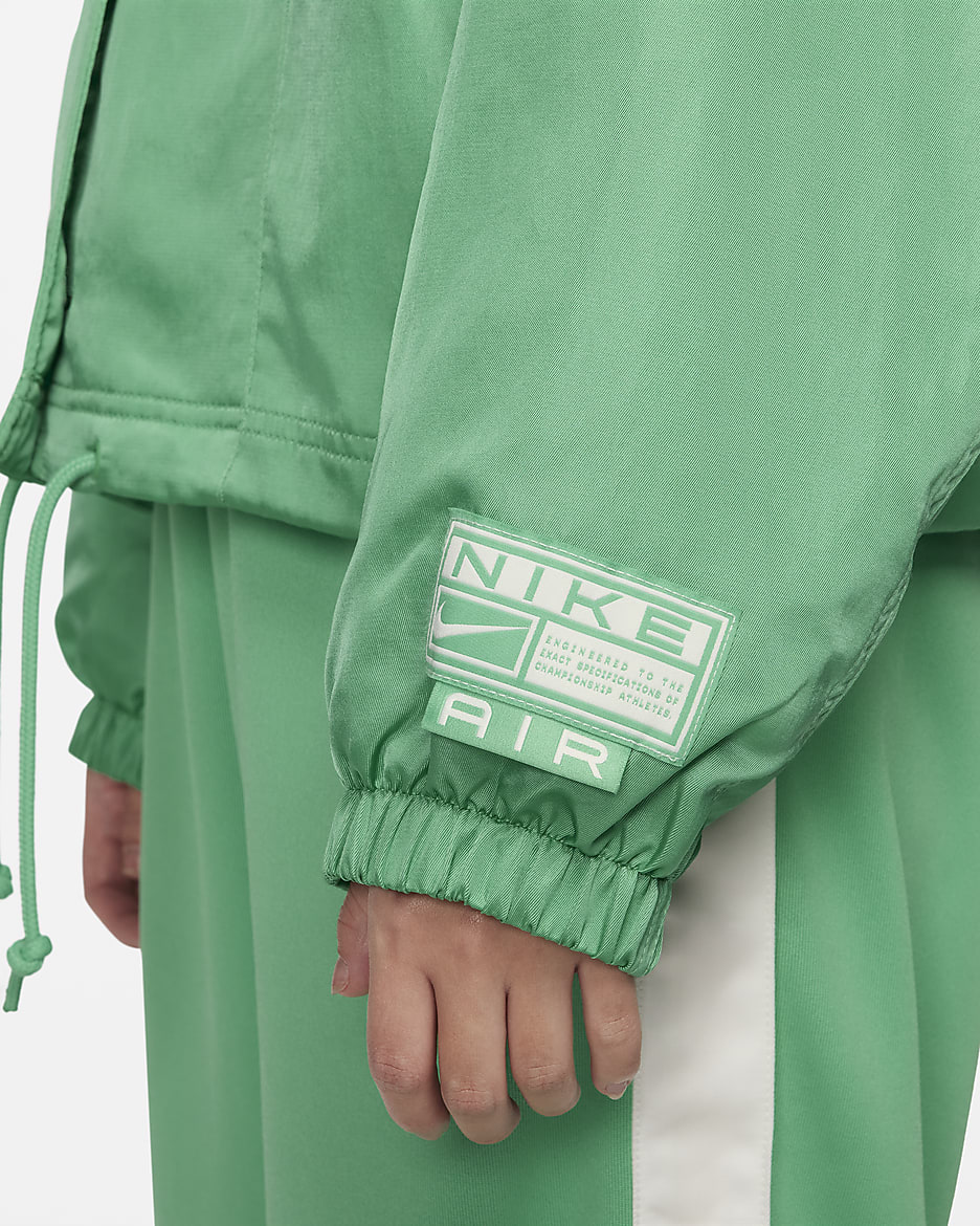 Nike Air Women's Oversized Woven Bomber Jacket - Spring Green/Sail