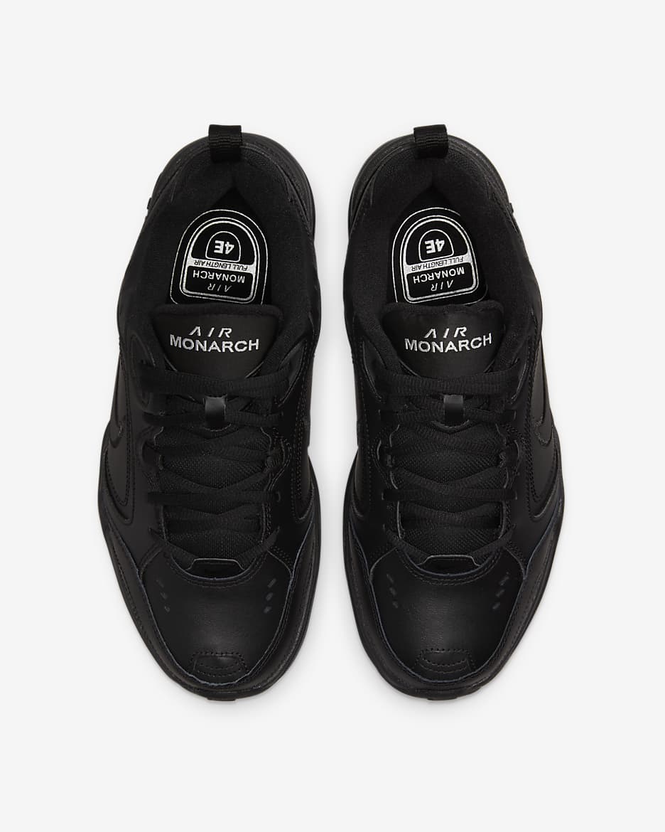 Chaussure d'entraînement Nike Air Monarch IV pour homme (extra-large) - Noir/Noir