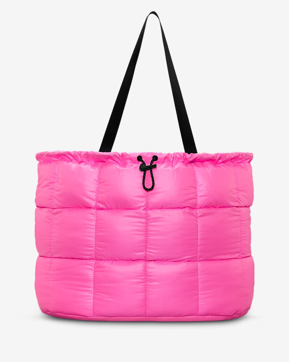 Nike Sportswear Puffle Tote (28L) - Pink Spell/Black/Black