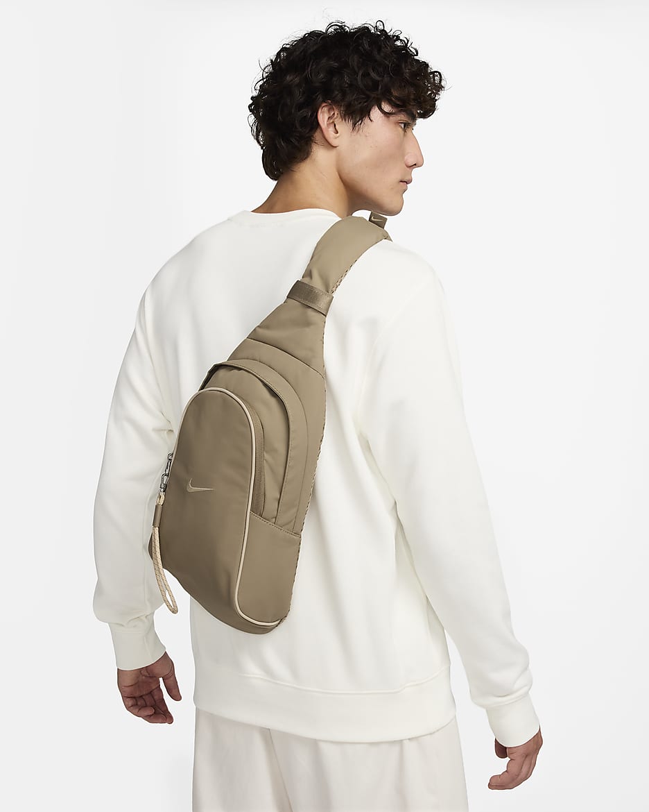 Nike Sportswear Essentials Sling Bag (8L) - Khaki/Sanddrift/Sanddrift