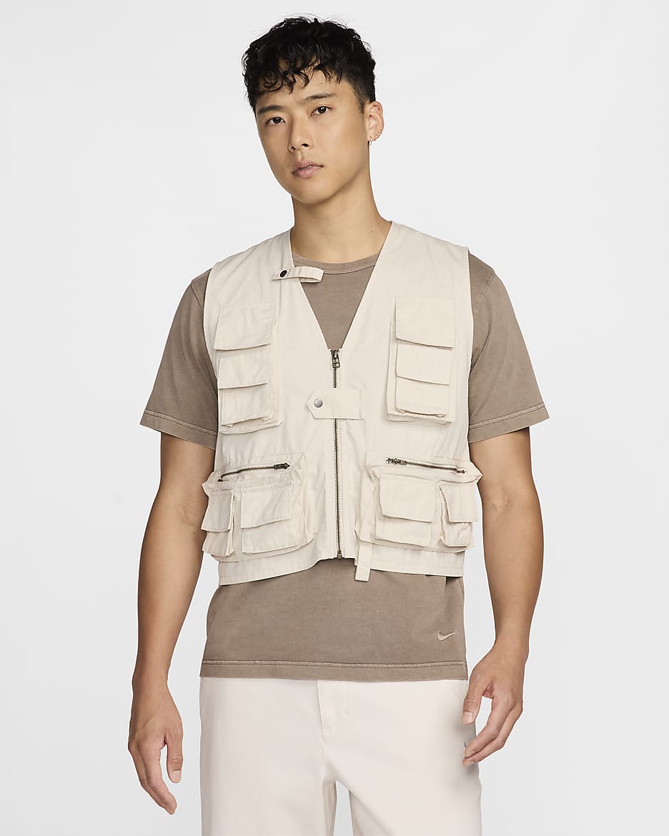 Nike Life Men's Utility Vest - Light Orewood Brown/Light Orewood Brown