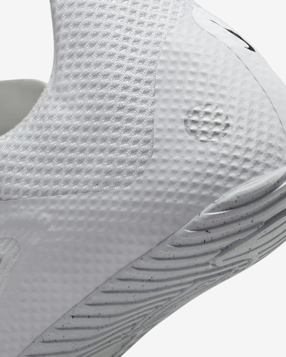 Nike Rival Sprint piggsko til sprintløp - Hvit/Metallic Silver/Pure Platinum/Svart