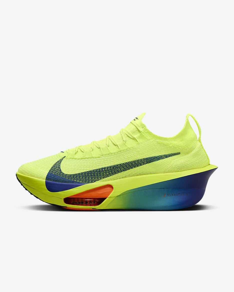 Nike Alphafly 3 wedstrijdschoenen voor heren (straat) - Volt/Dusty Cactus/Total Orange/Concord