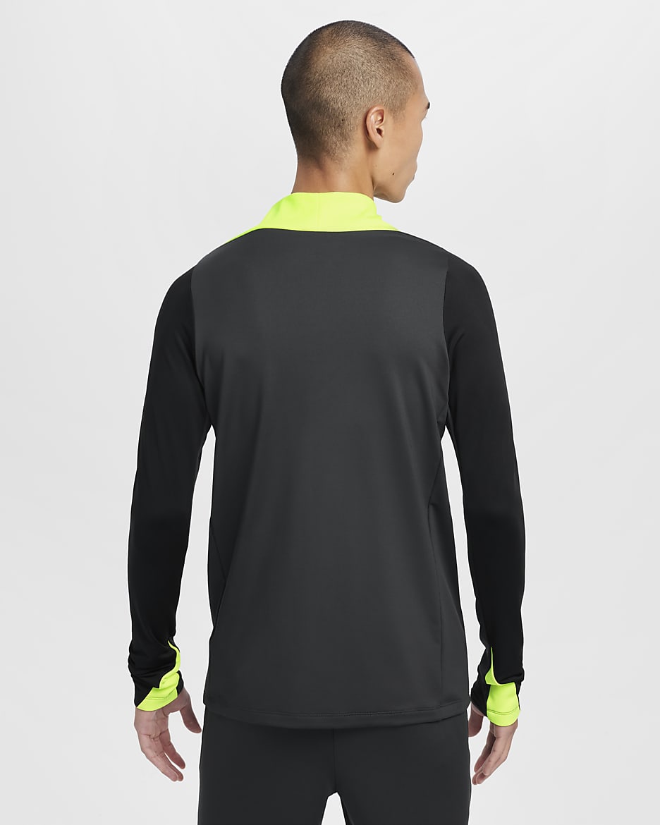 Nike Strike Men's Dri-FIT Football 1/2-Zip Drill Top - Anthracite/Black/Volt/Volt