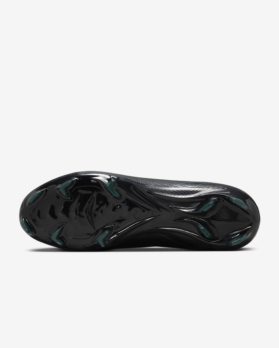 Nike Mercurial Vapor 16 Pro low top voetbalschoenen (stevige ondergronden) - Zwart/Deep Jungle/Zwart