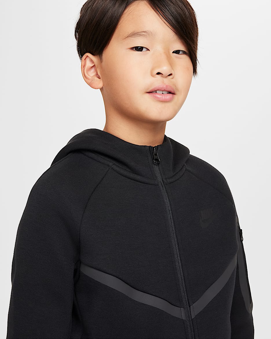 Nike Sportswear Tech Fleece Big Kids' Full-Zip Hoodie