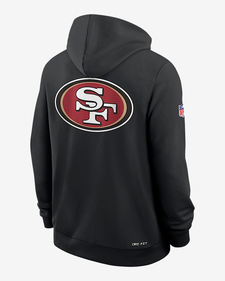 San Francisco 49ers Utility Player Sideline Men's Nike Dri-FIT NFL Full-Zip Hoodie