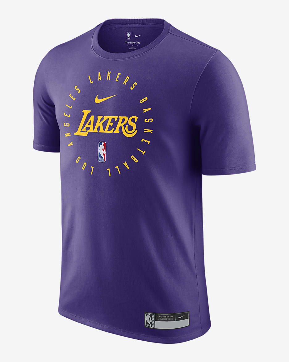 Los Angeles Lakers Nike Dri-FIT NBA-T-skjorte til herre - Field Purple