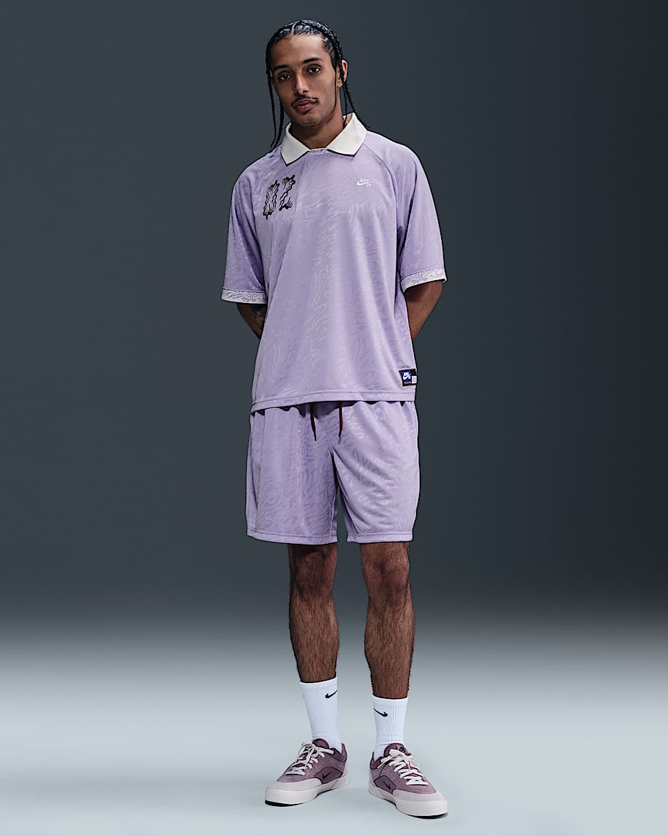 Shorts da skateboard Dri-FIT Nike SB - Hydrangeas/Bianco
