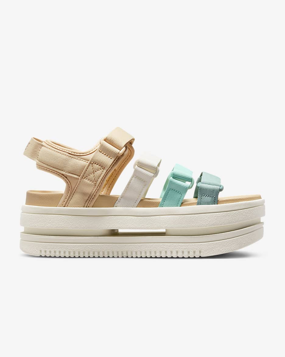 Nike Icon Classic Women's Sandals - Mineral/Pale Ivory/Emerald Rise/Hemp