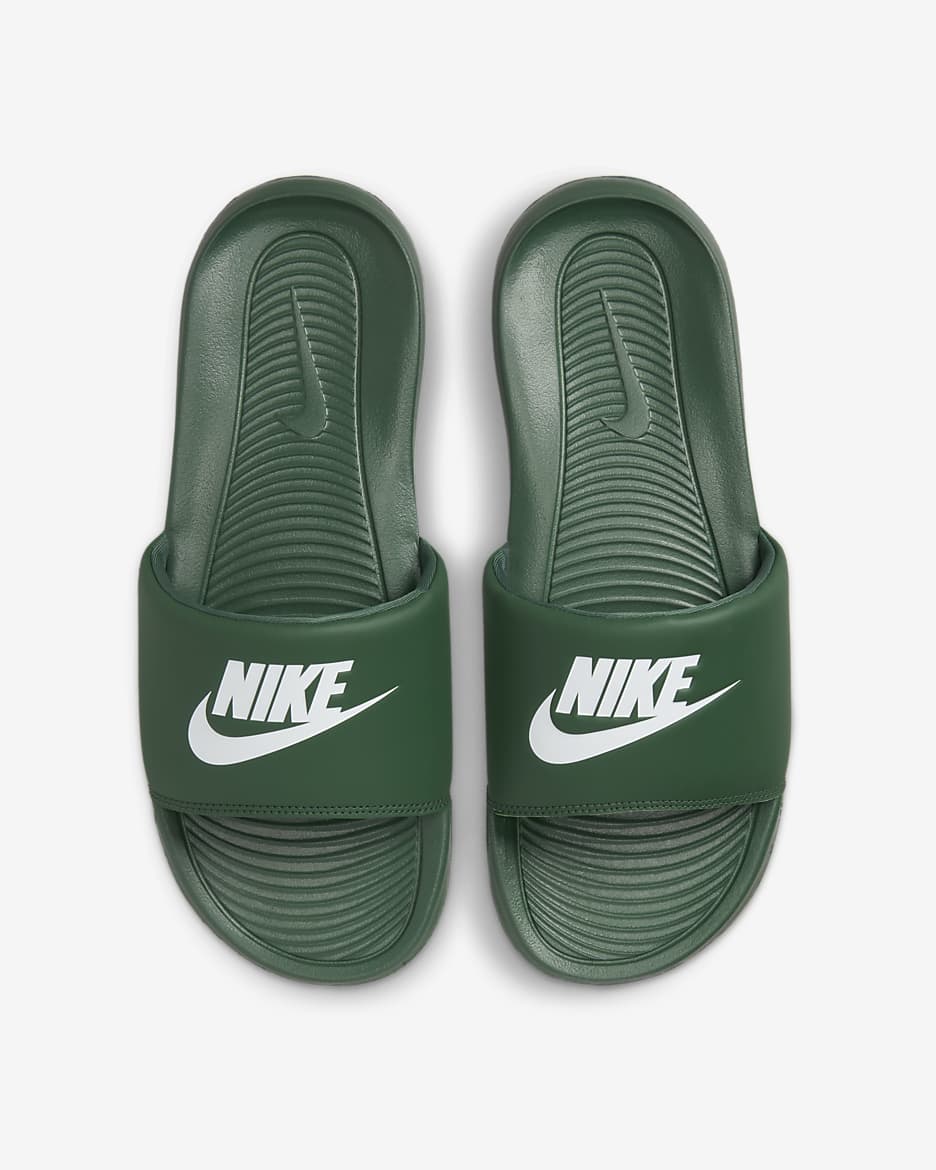 Nike Victori One Men's Slides - Fir/Fir/White