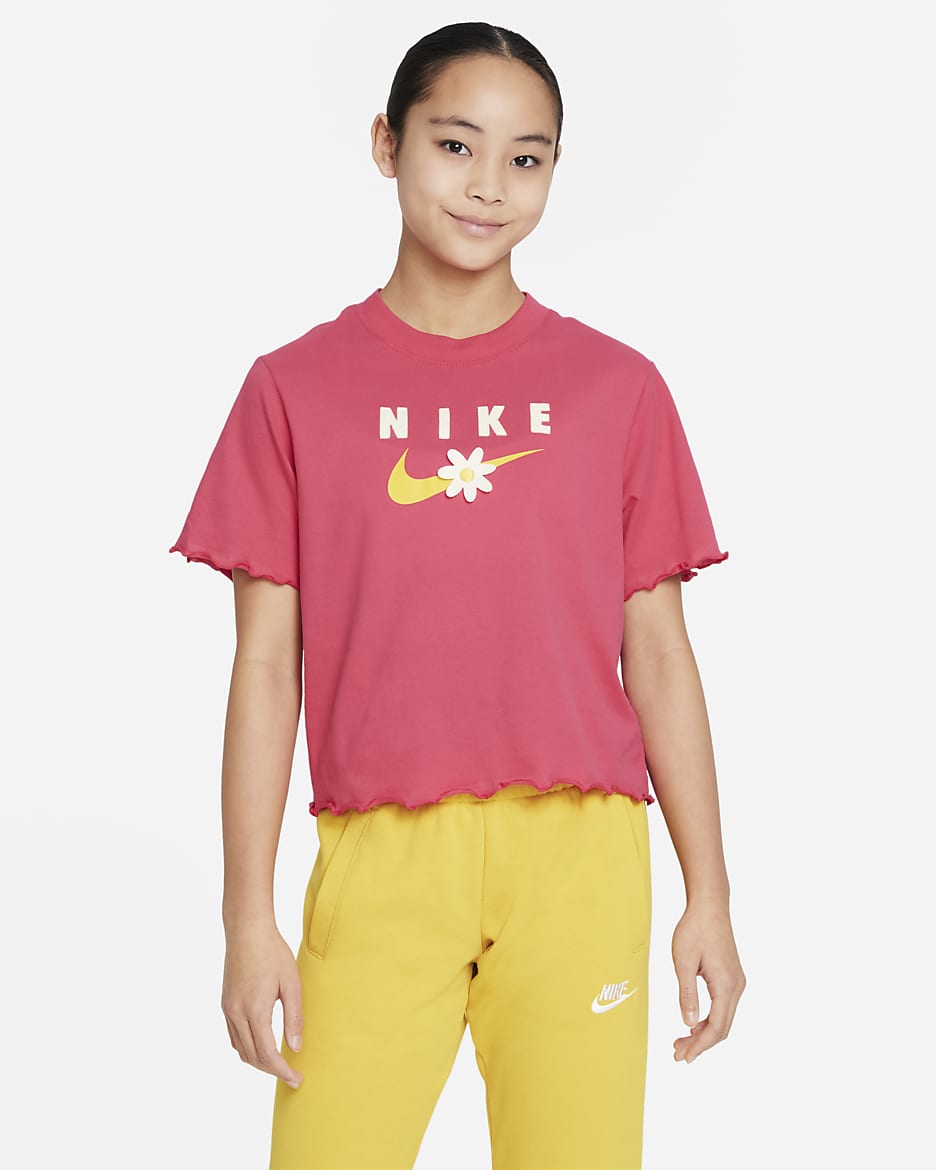 ナイキ スポーツウェア ジュニア (ガールズ) Tシャツ - ラッシュピンク
