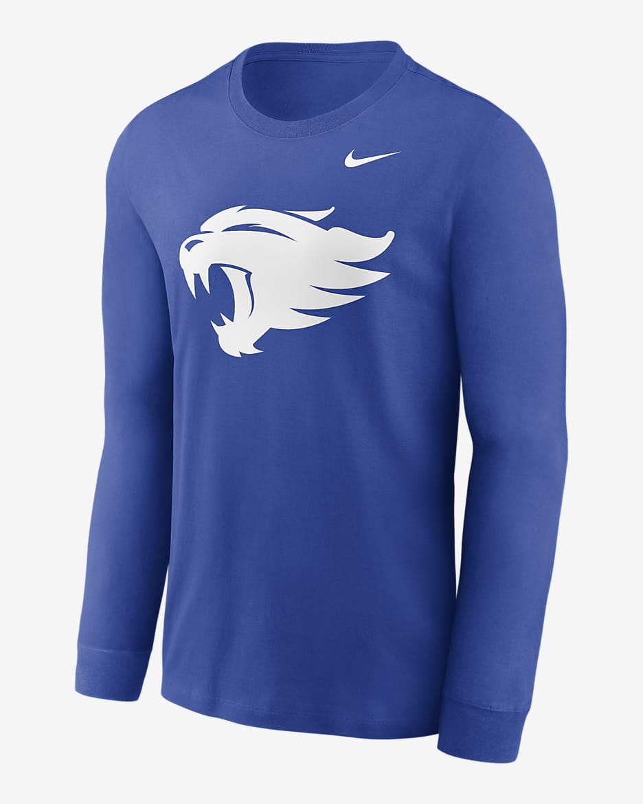 Kentucky Wildcats Alternate Logo Men's Nike College Long-Sleeve T-Shirt - Game Royal