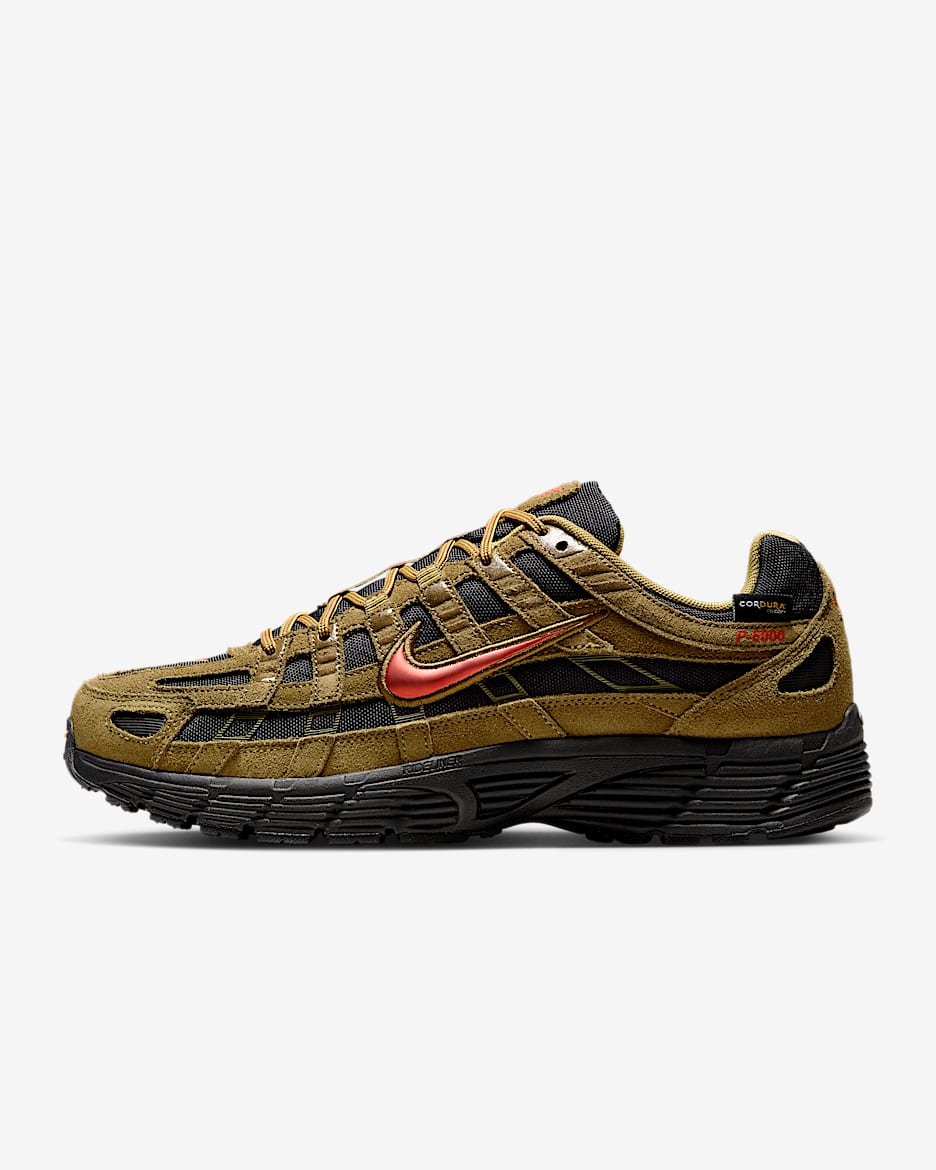 Nike P-6000 Premium CORDURA®-sko til mænd - Olive Flak/sort/Quantum Moss/Picante Red