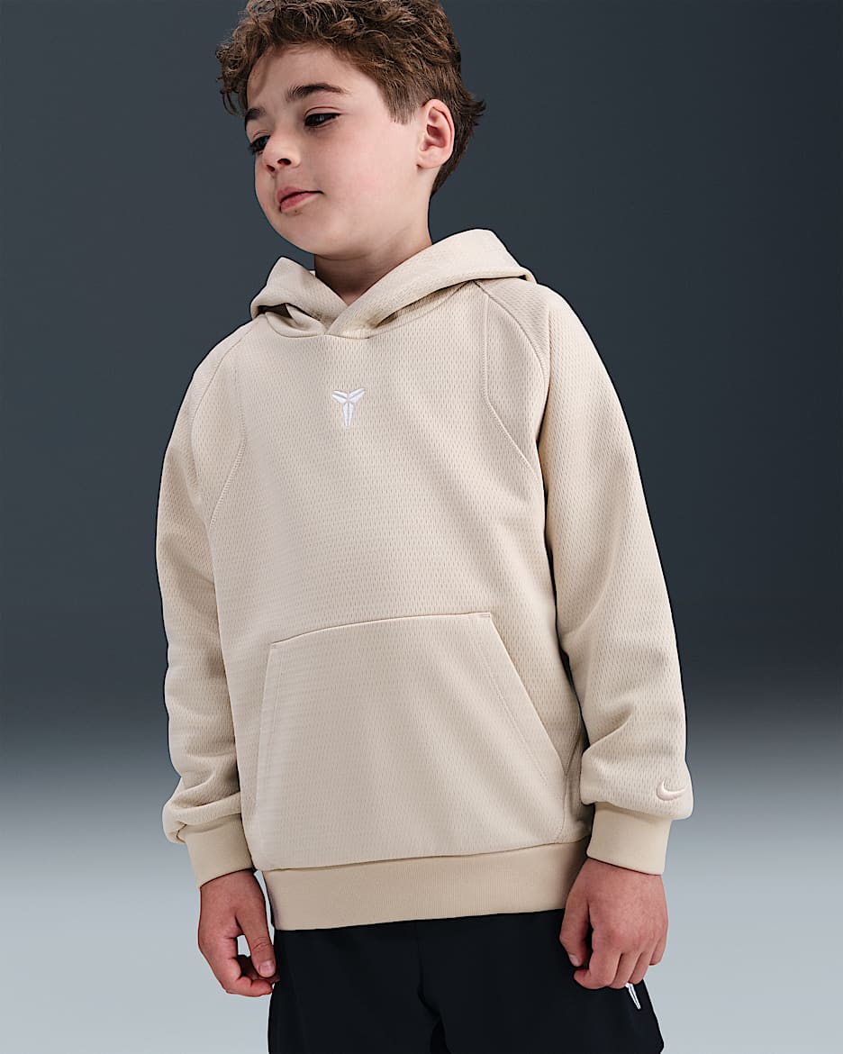 Nike Therma-FIT Kobe Bryant Little Kids' Hoodie - Sanddrift