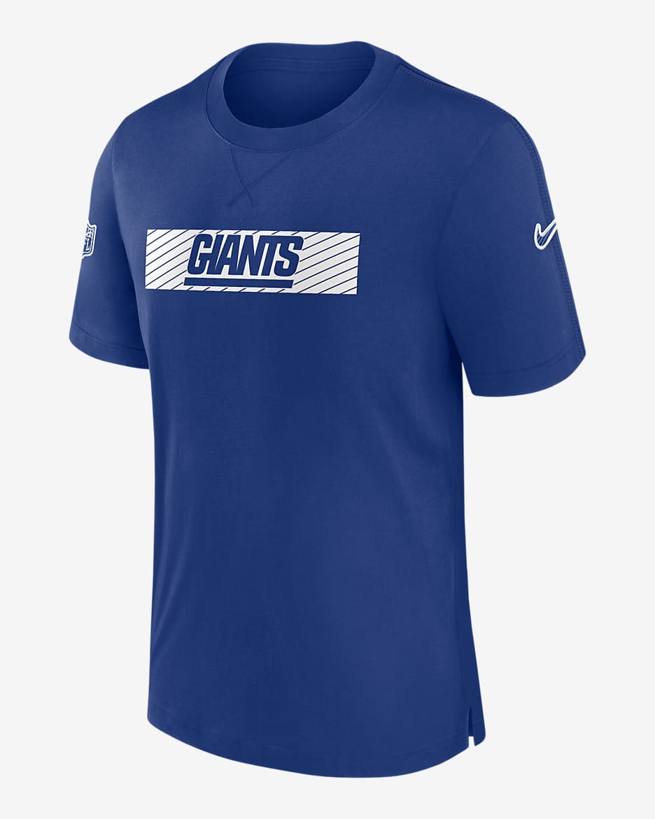 New York Giants Sideline Player Men's Nike Dri-FIT NFL T-Shirt - Royal