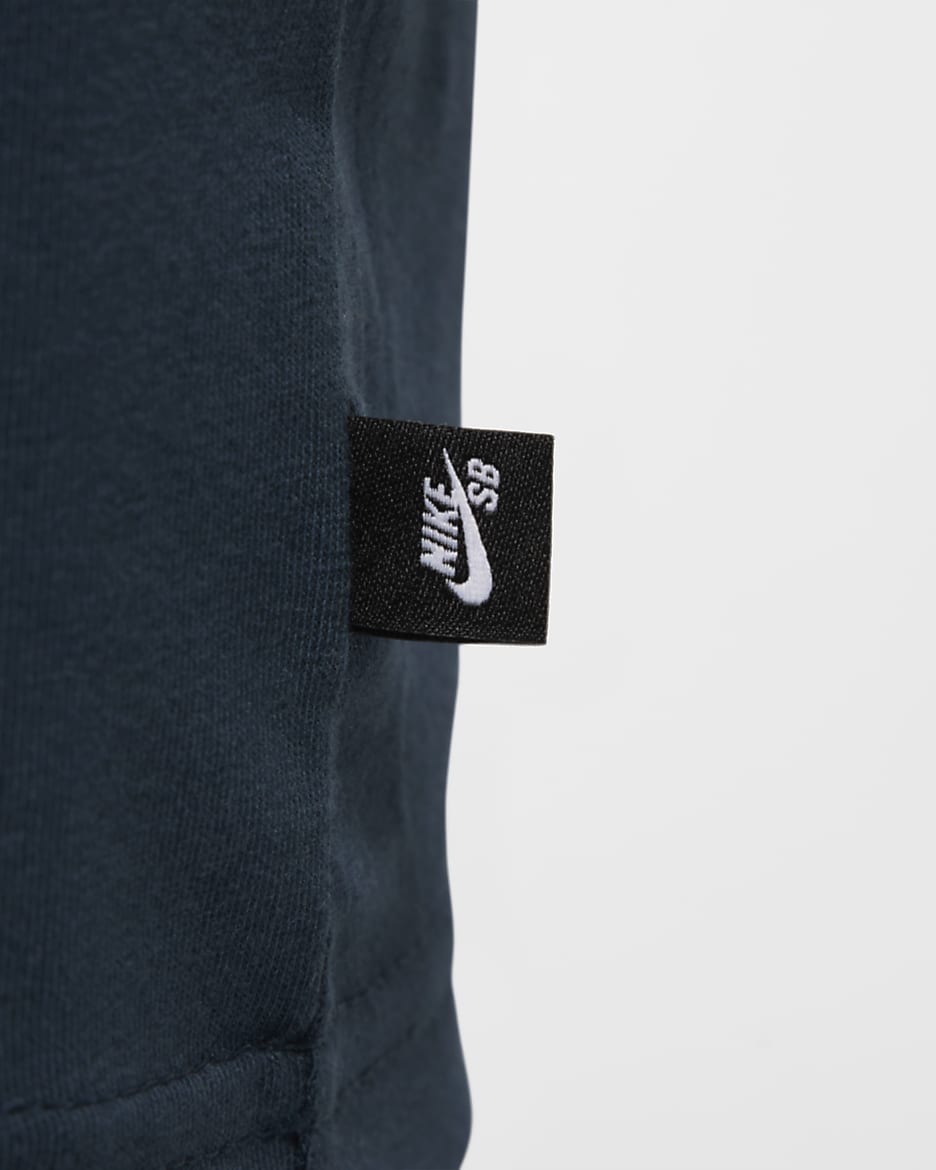 Nike SB Skateshirt met logo voor heren - Armory Navy