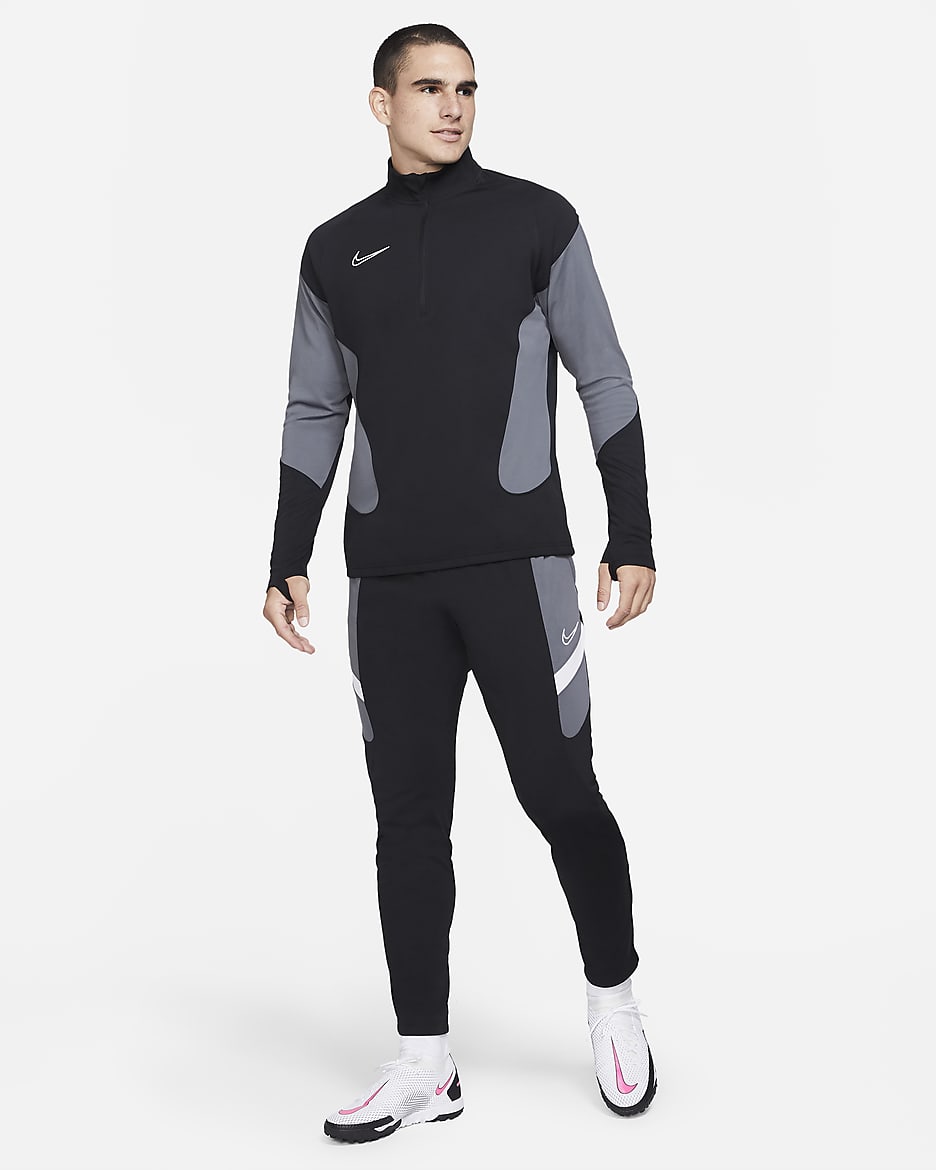 Nike Dri-FIT Academy Men's Knit Football Tracksuit - Black/Black/White/White
