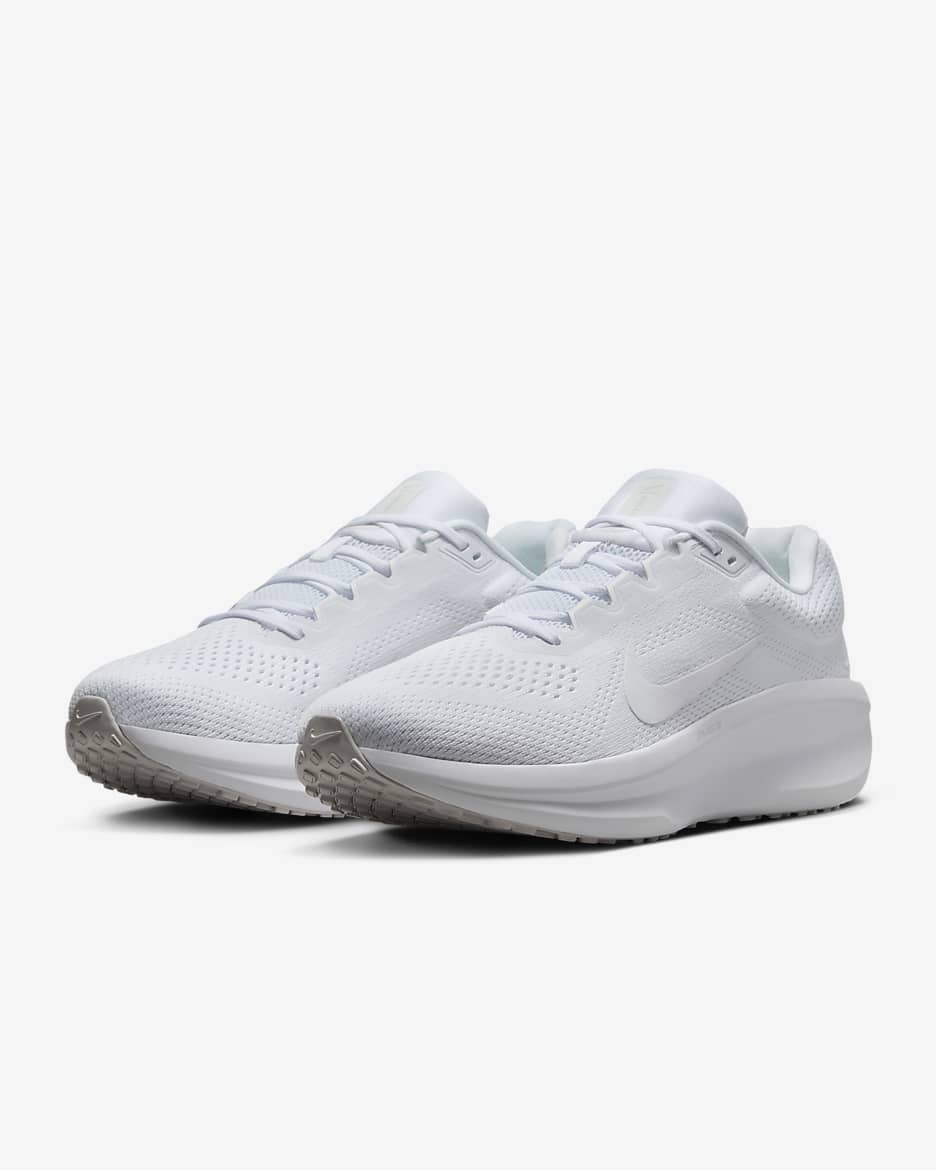 Nike Winflo 11 Men's Road Running Shoes - White/Photon Dust/White