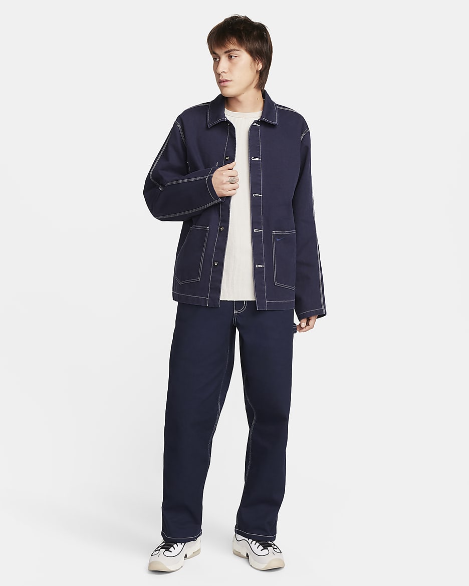 Nike Life Men's Chore Coat - Obsidian/Obsidian