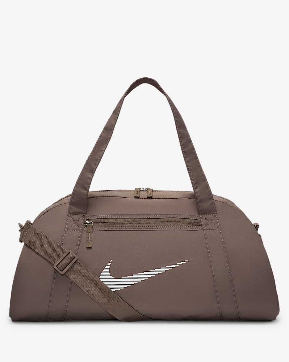 Borsone Nike Gym Club (24 l) - Mink Brown/Mink Brown/Bianco