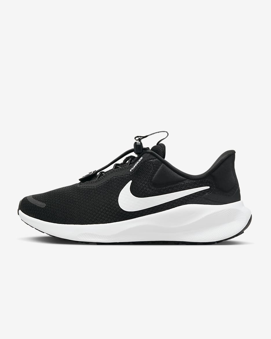 Nike Revolution 7 EasyOn Damen-Laufschuh für einfaches An- und Ausziehen - Schwarz/Weiß