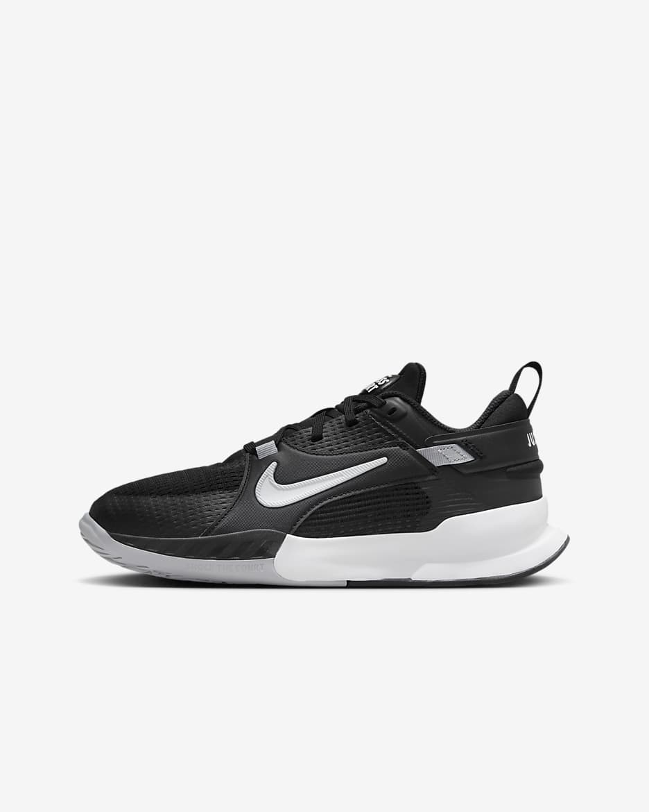 Nike Crosscourt Younger/Older Kids' Shoes - Black/Wolf Grey/White