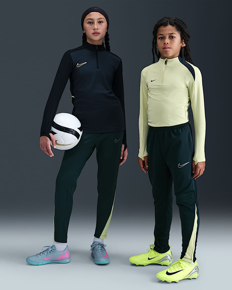 Pantalon de foot Nike Therma-FIT Academy pour ado - Seaweed/Limelight