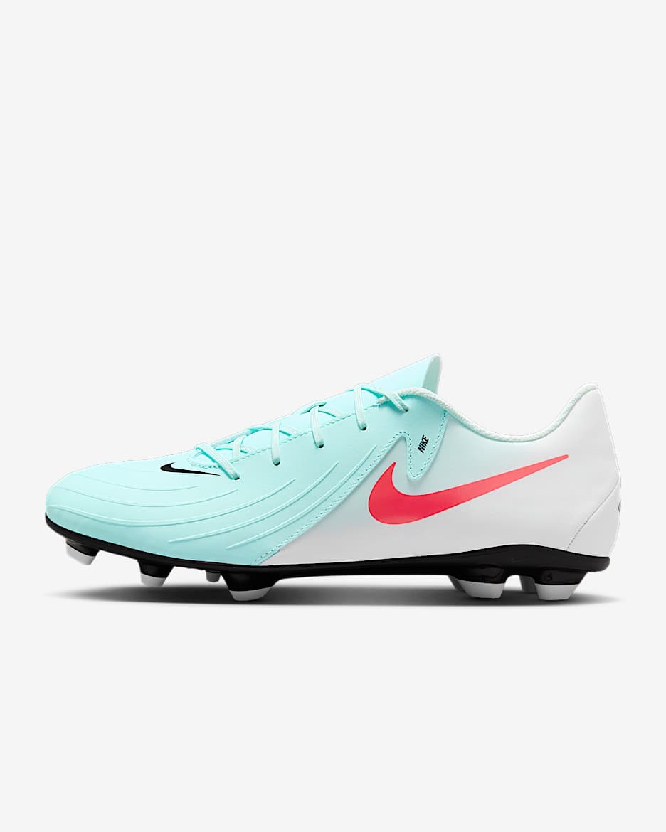 Nike Phantom GX 2 Club MG Low-Top Football Boot - Mint/Off-Noir/Atomic Red
