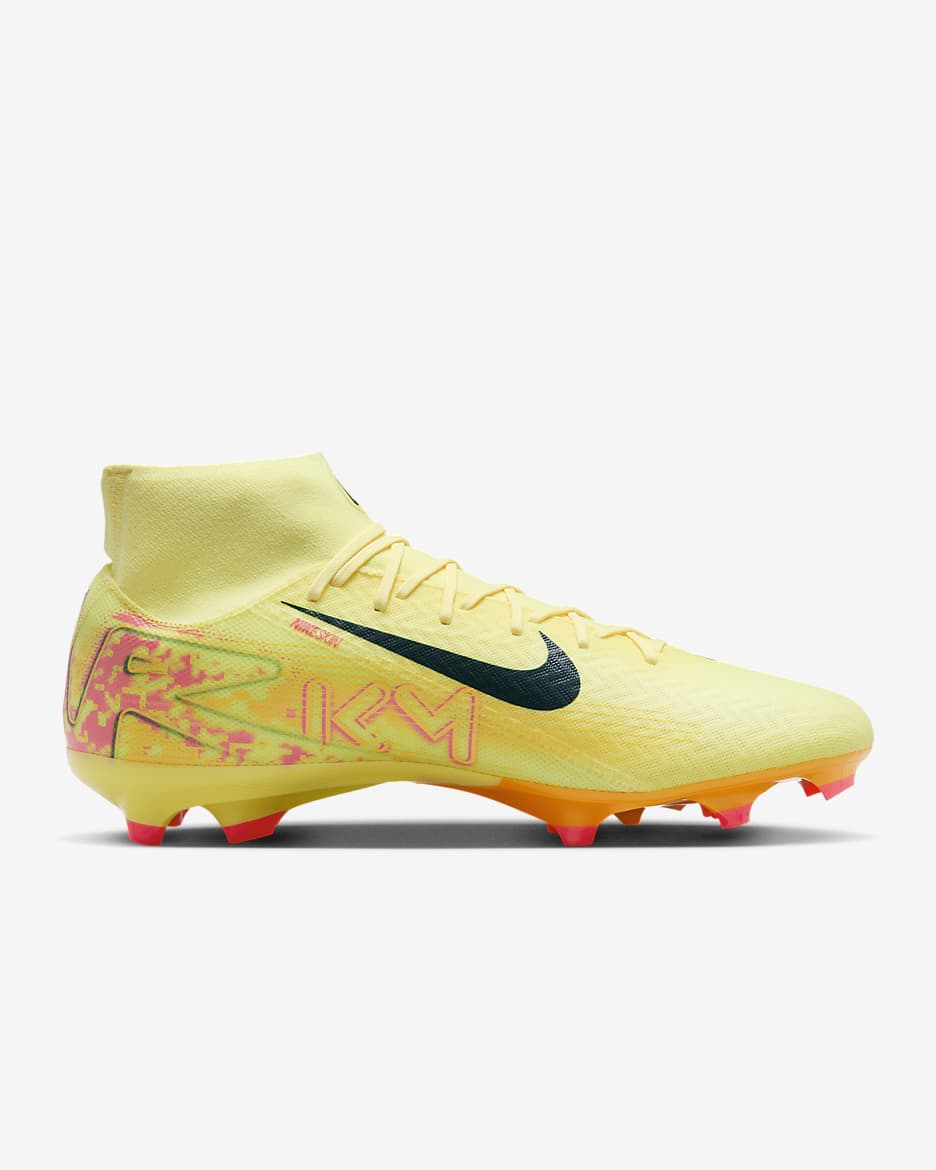 Nike Mercurial Superfly 10 Academy "Kylian Mbappé" MG High-Top-Fußballschuh - Light Laser Orange/Armory Navy