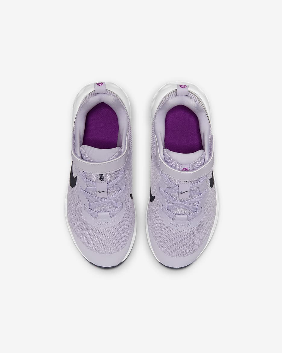 Nike Revolution 6 Younger Kids' Shoes - Violet Frost/Metallic Silver/Vivid Purple/Thunder Blue