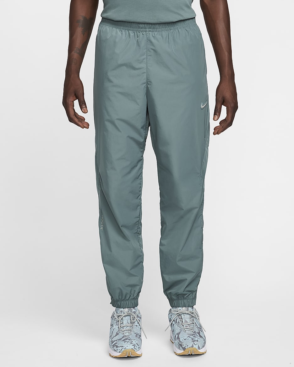 NOCTA Northstar Nylon Tracksuit Bottoms - Mineral Slate/Faded Spruce/Mica Green