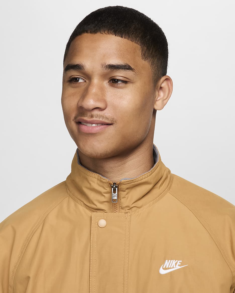 Nike Club Futura Men's Jacket - Flax/White