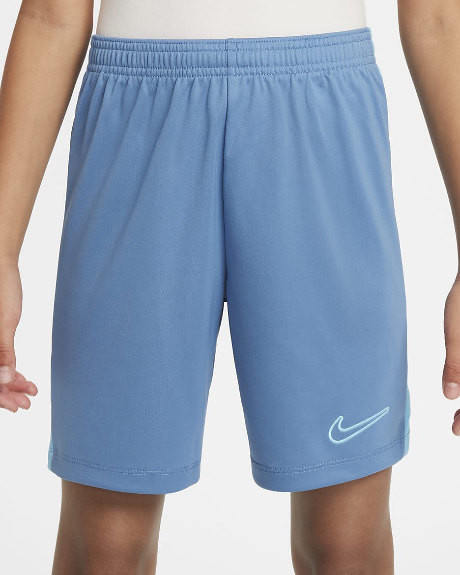 Nike Dri-FIT Academy23 Kids' Football Shorts - Aegean Storm/Baltic Blue/Baltic Blue